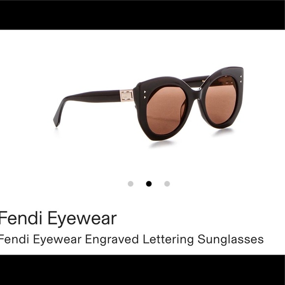 Fendi Black Sunglasses - Never worn - Picture 4 of 5